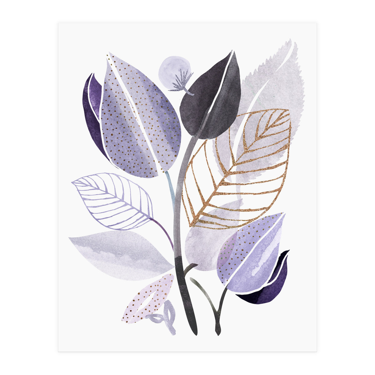 Lavender Leaf Bouquet (Print Only)