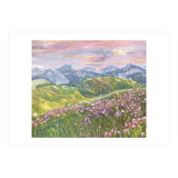 Sunset in the mountains (Print Only) thumbnail