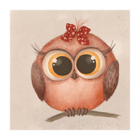 Woodland Nursery - Baby Owl Illustration (Print Only)