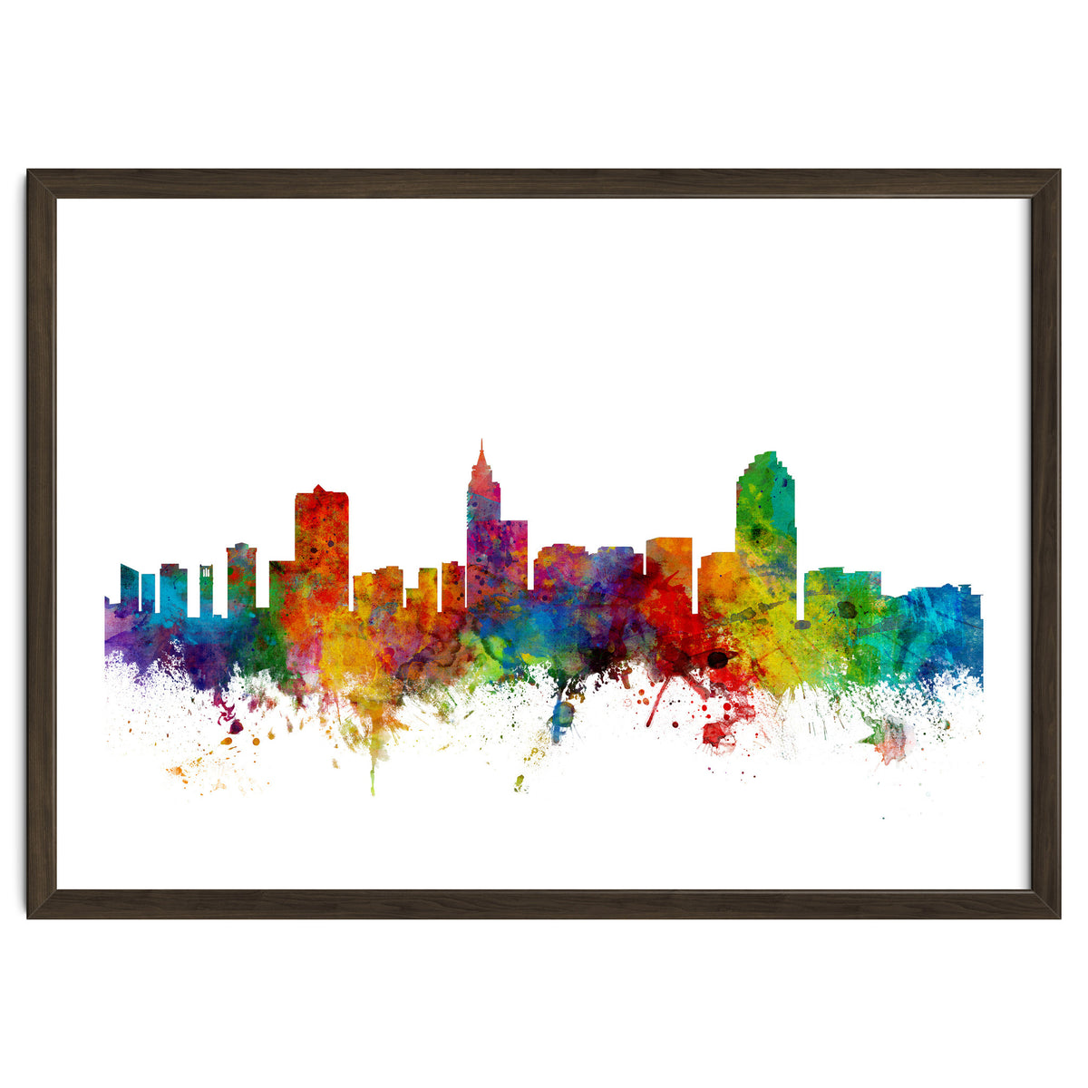 Raleigh North Carolina Skyline