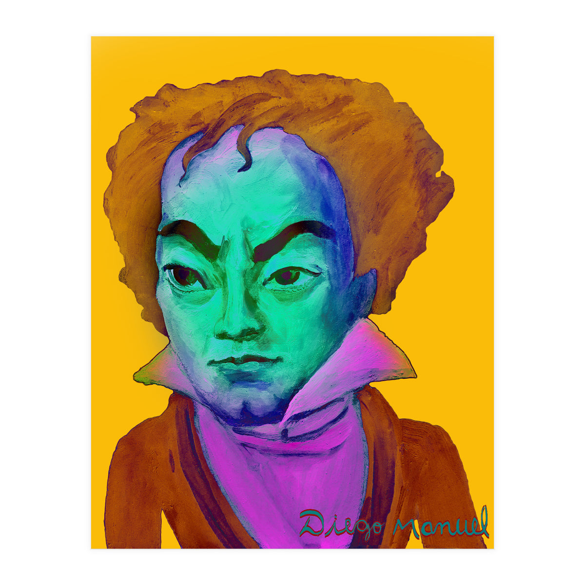 Beethoven Multicolor 5 (Print Only)