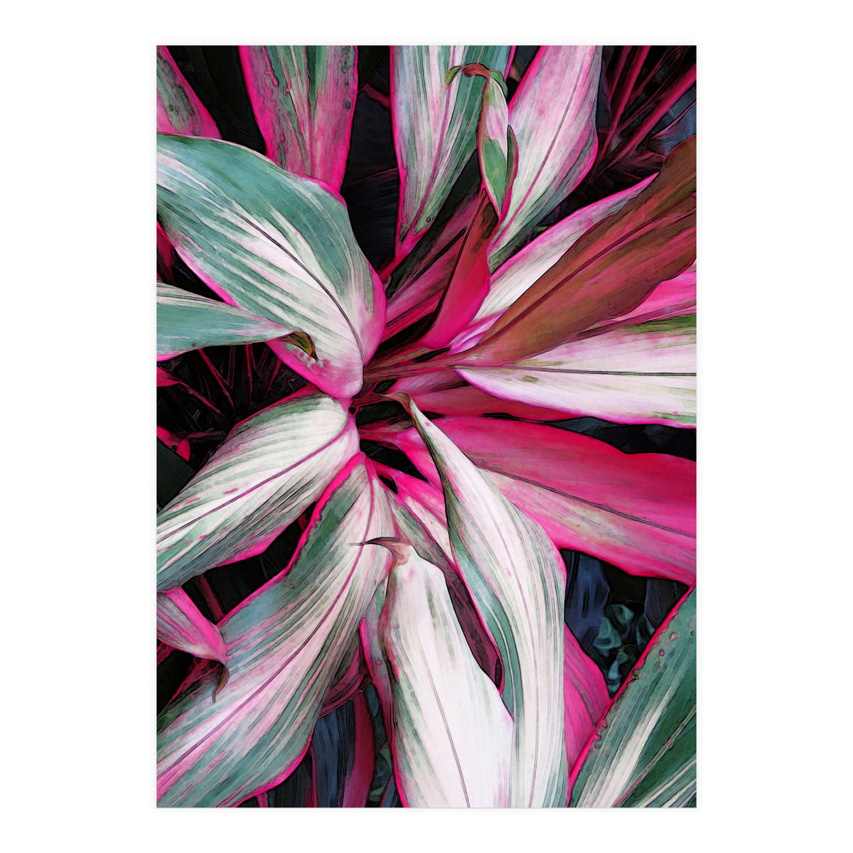 fiore red (Print Only)