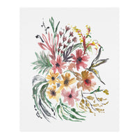 Earthy florals garden (Print Only)