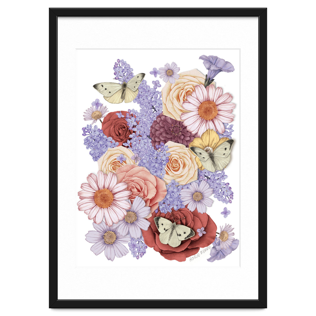 Flowers and Butterflies