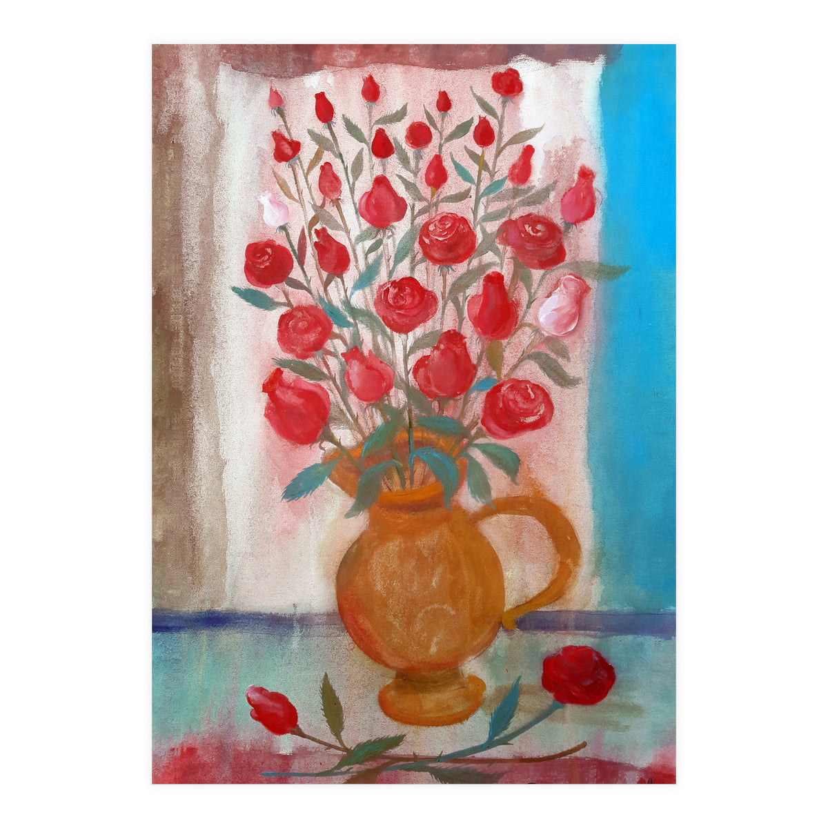 Rosas Rojas (Print Only)