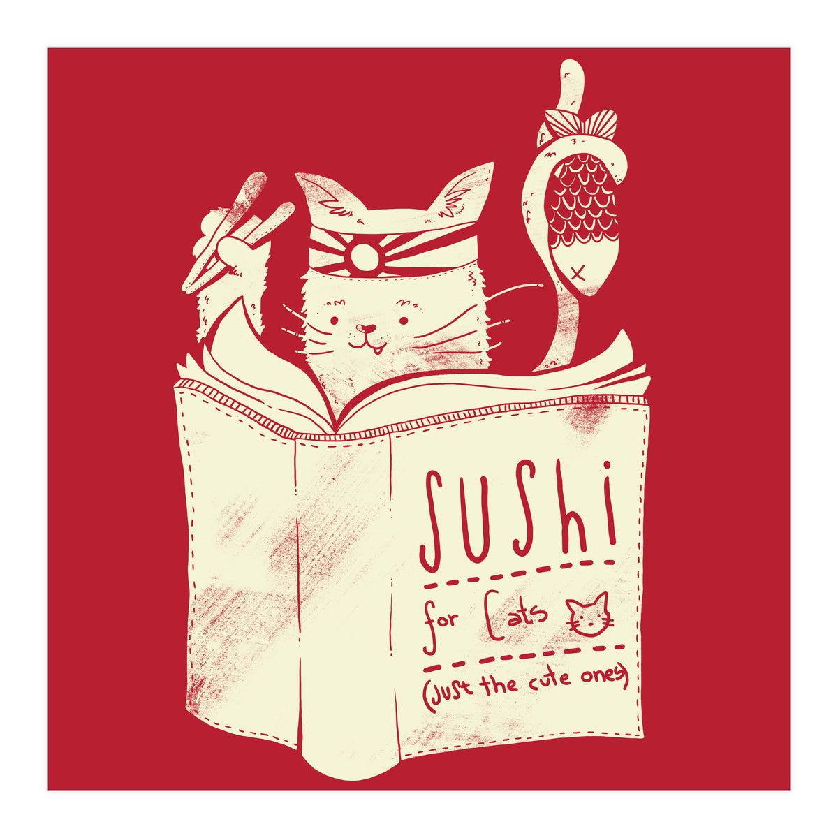 Sushi For Cats (Print Only)