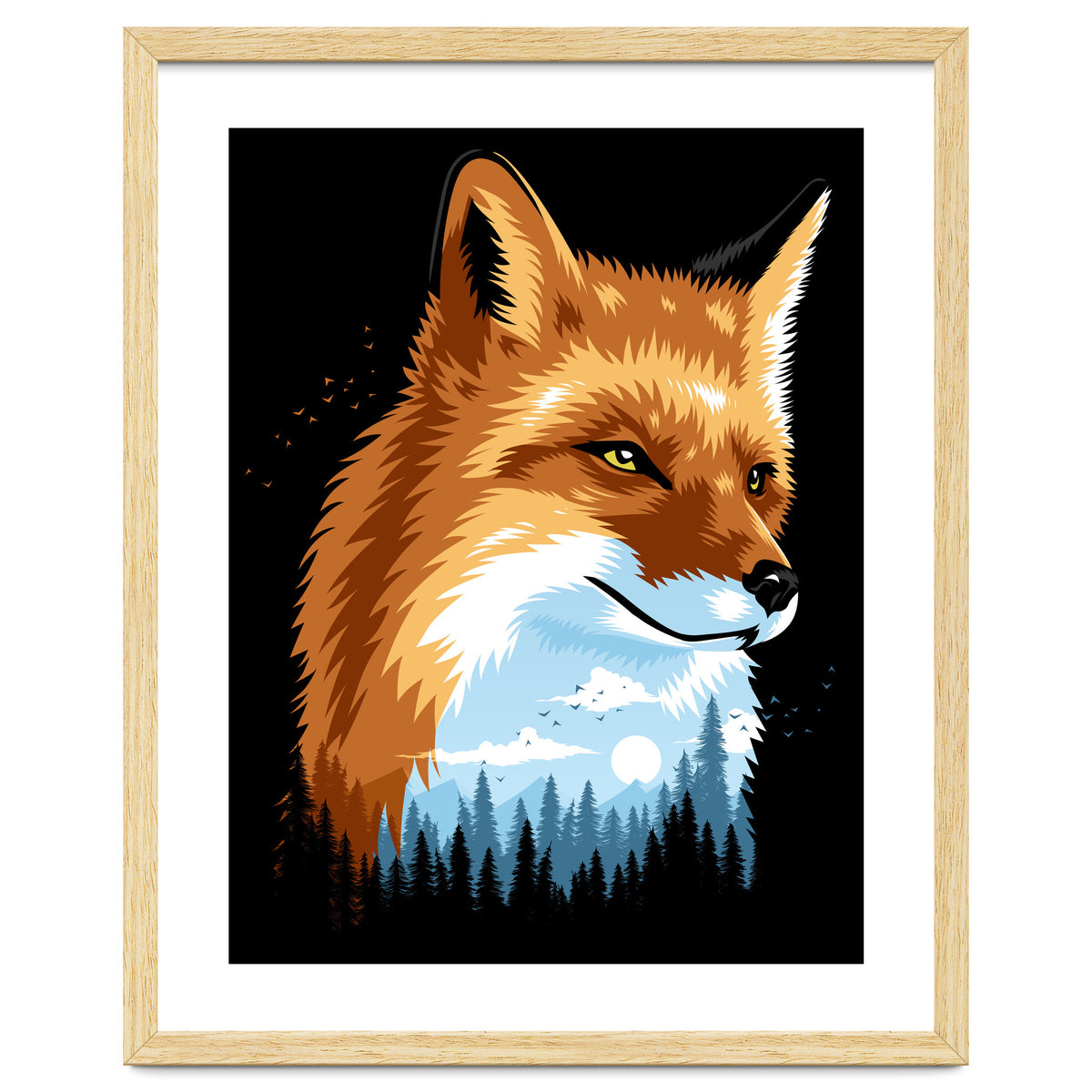 Fox Colors Forest