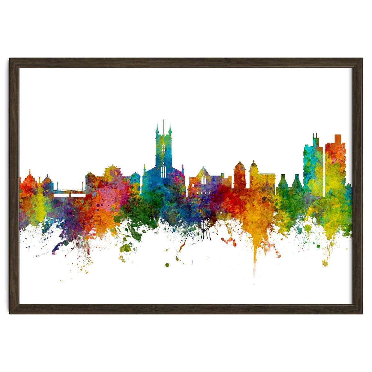 Stoke-on-Trent England Skyline