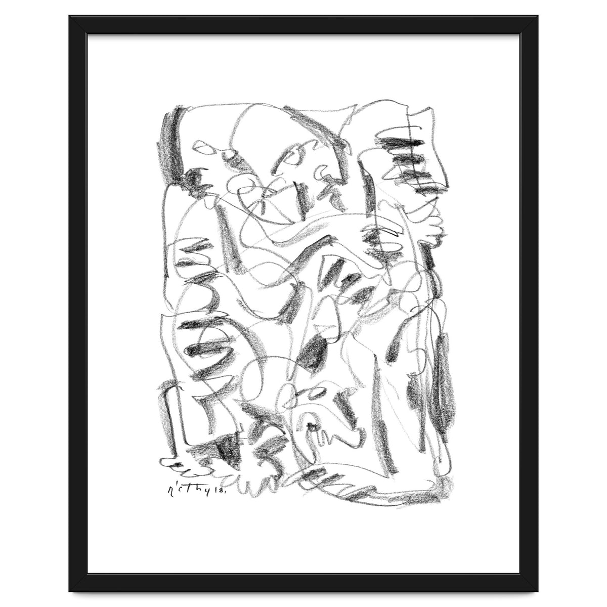 Out of the Shadows - b&w