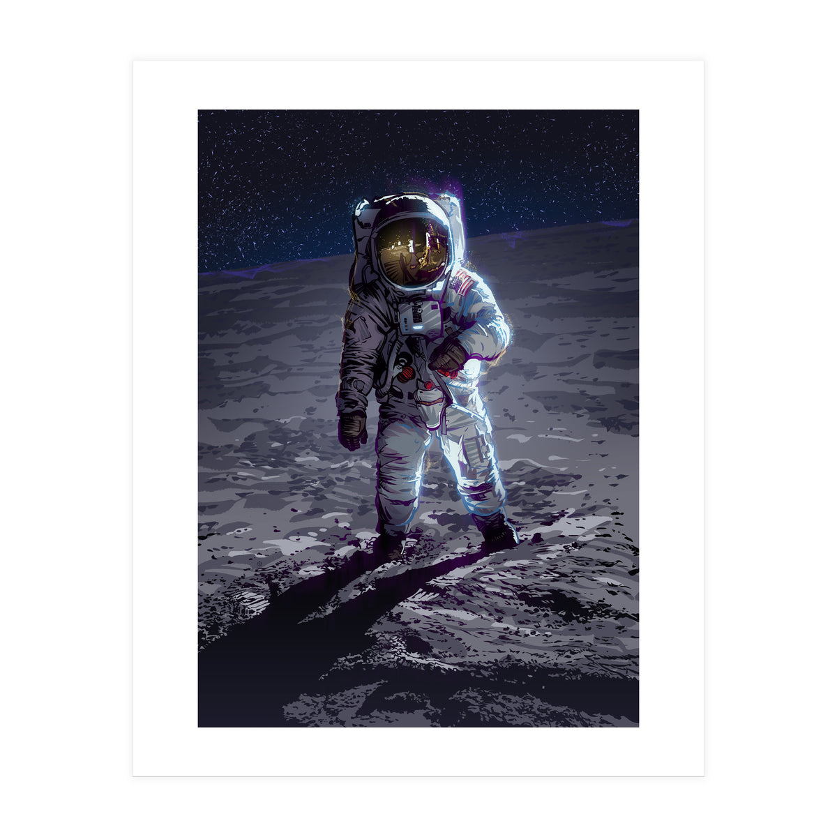 Apollo 11 Astronaut (Print Only)