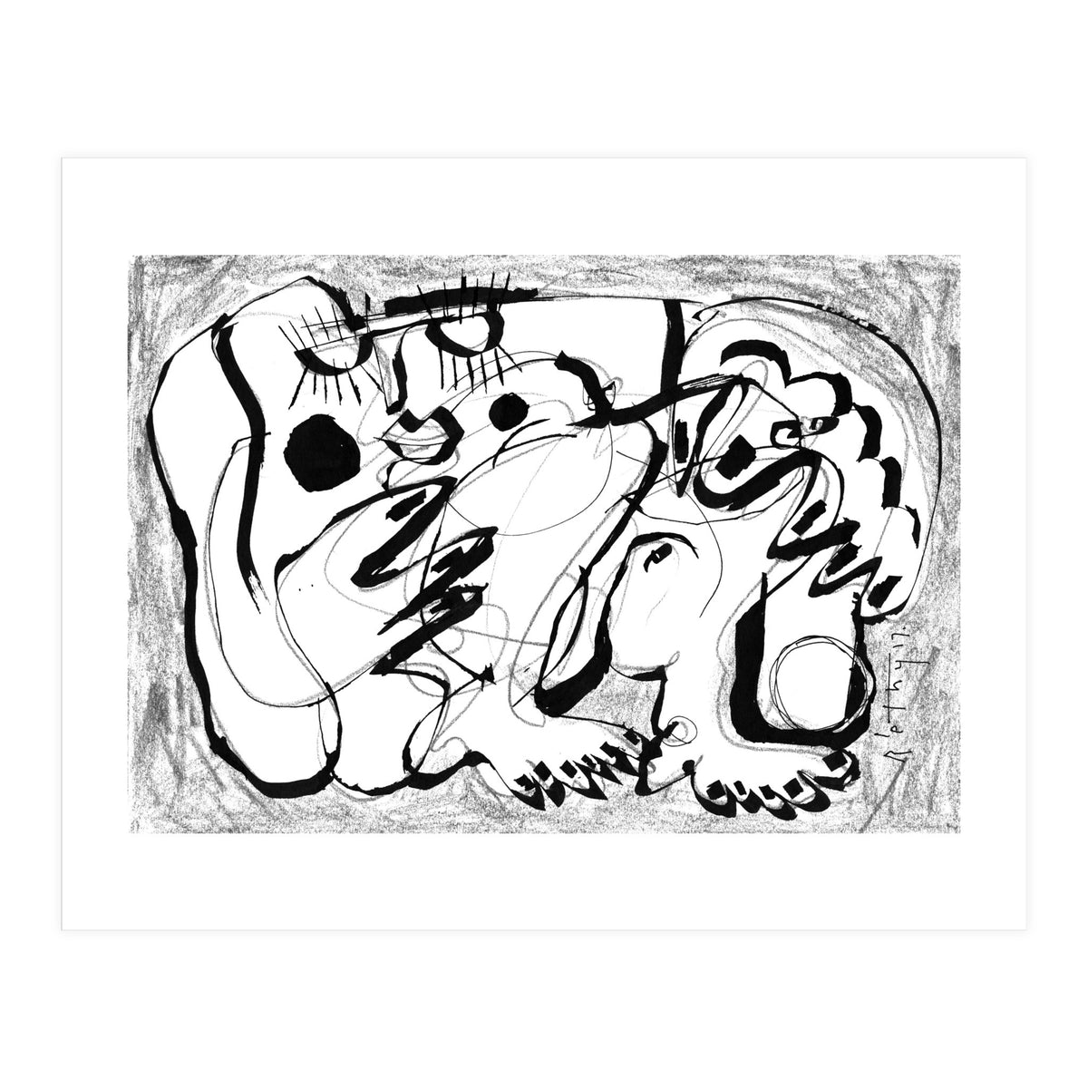 Female Nude no. 02 - b&w (Print Only)