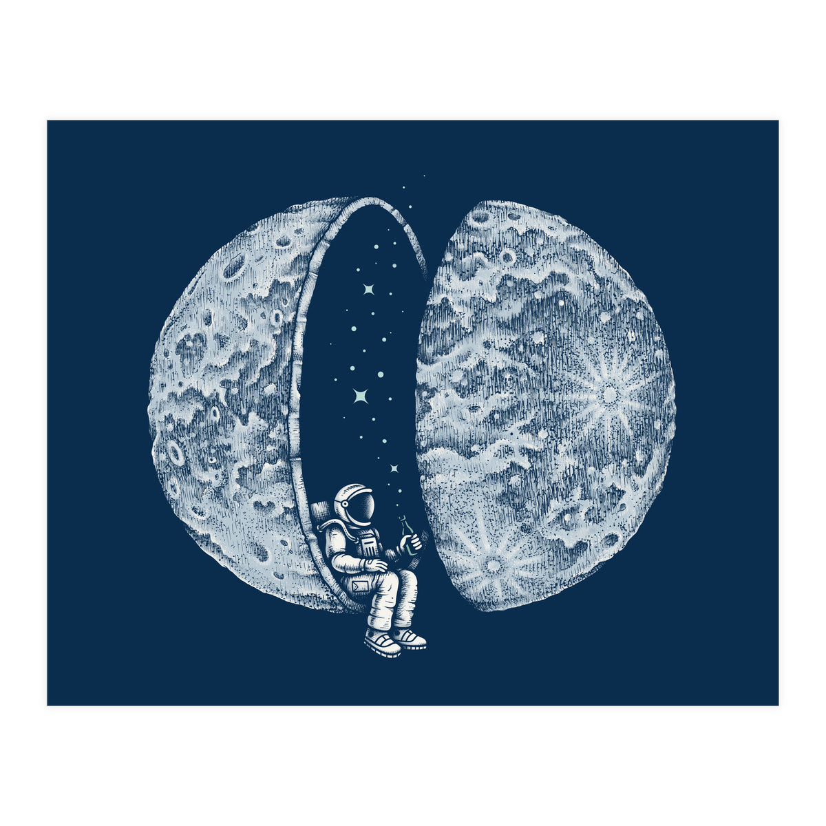 Chilling in Space (Print Only)