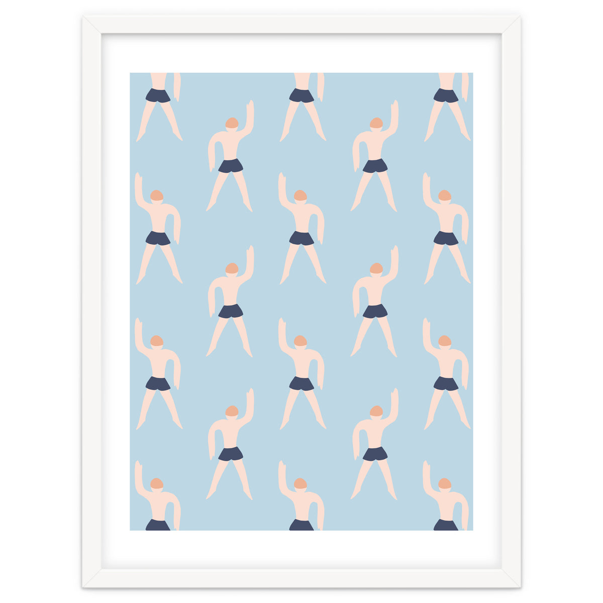Swimming Boy Pattern