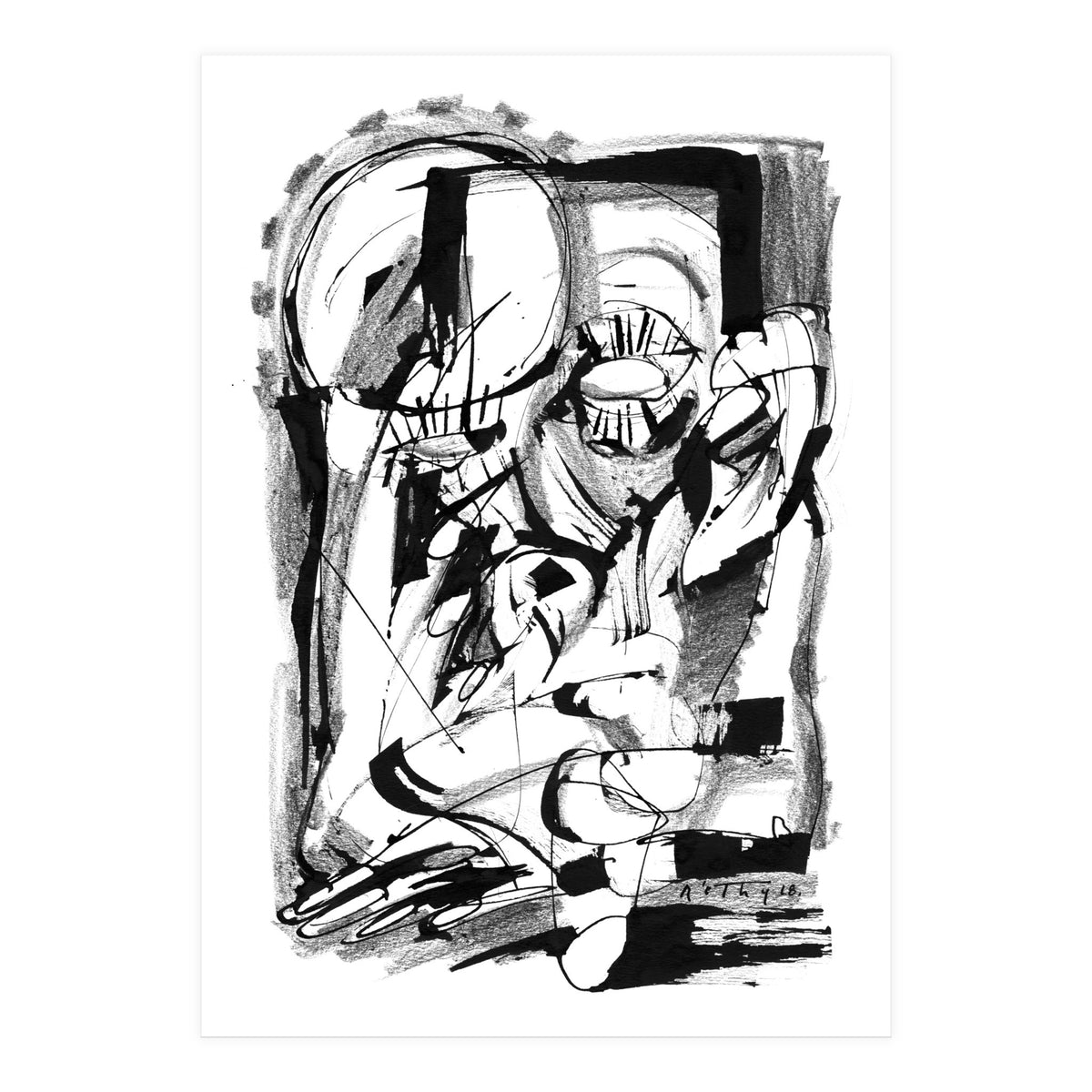 Power of the Mind - b&w (Print Only)