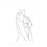 female chest line  (Print Only) thumbnail