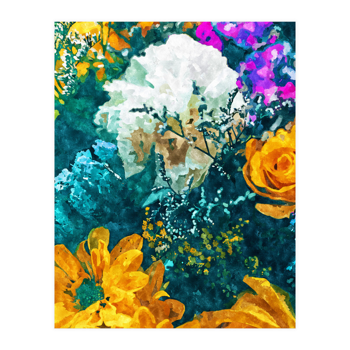 Dark & Floral (Print Only)