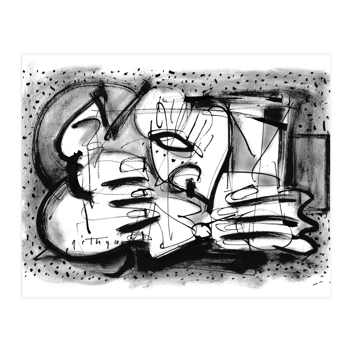 Drinker - b&w (Print Only)