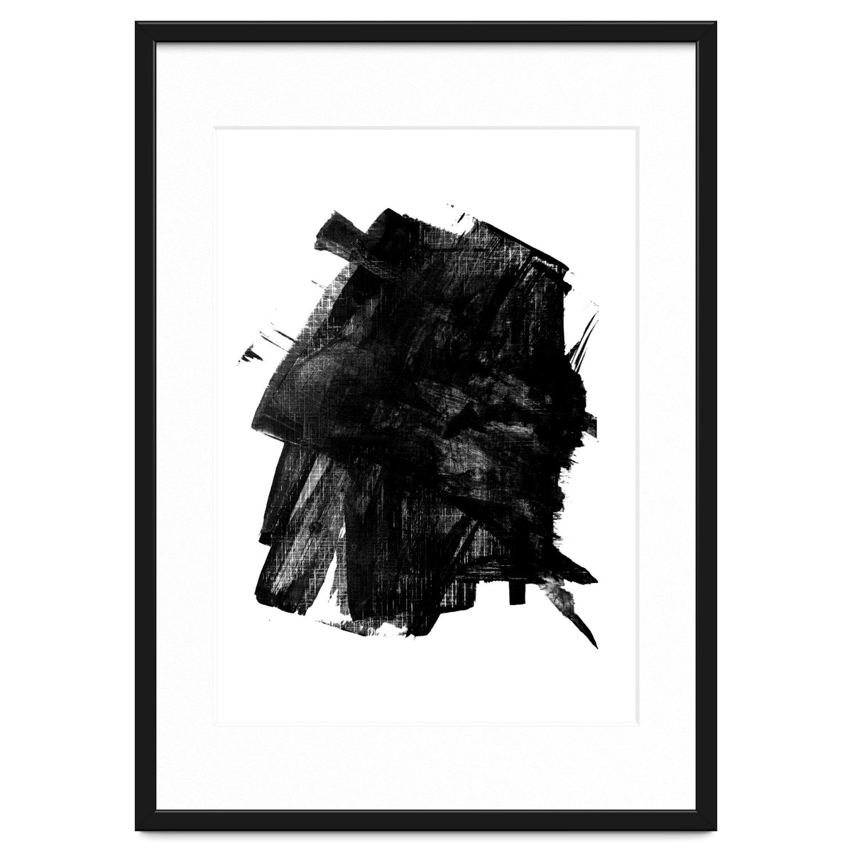 Minimalist Textured Brushstroke Art #3