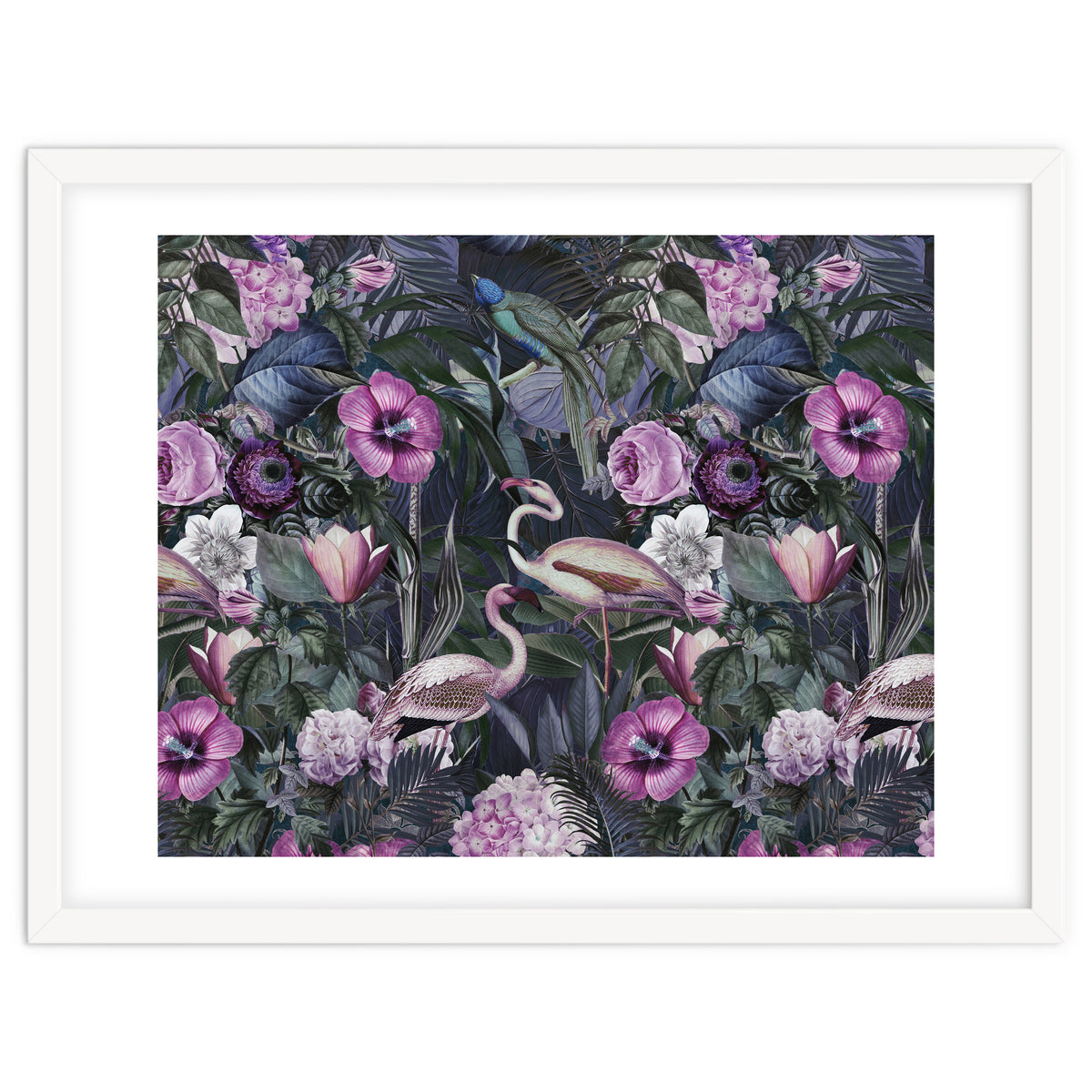 Flamingos Dark Jungle 2