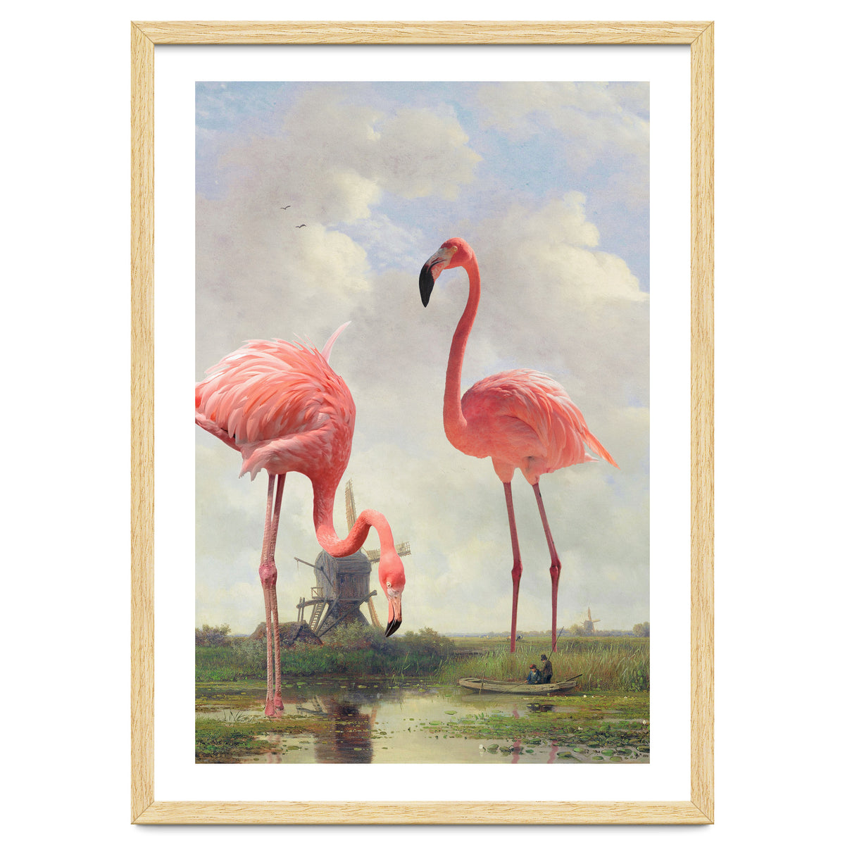 Fishing With Flamingos
