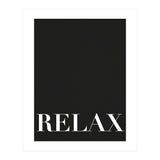 Relax Black (Print Only) thumbnail