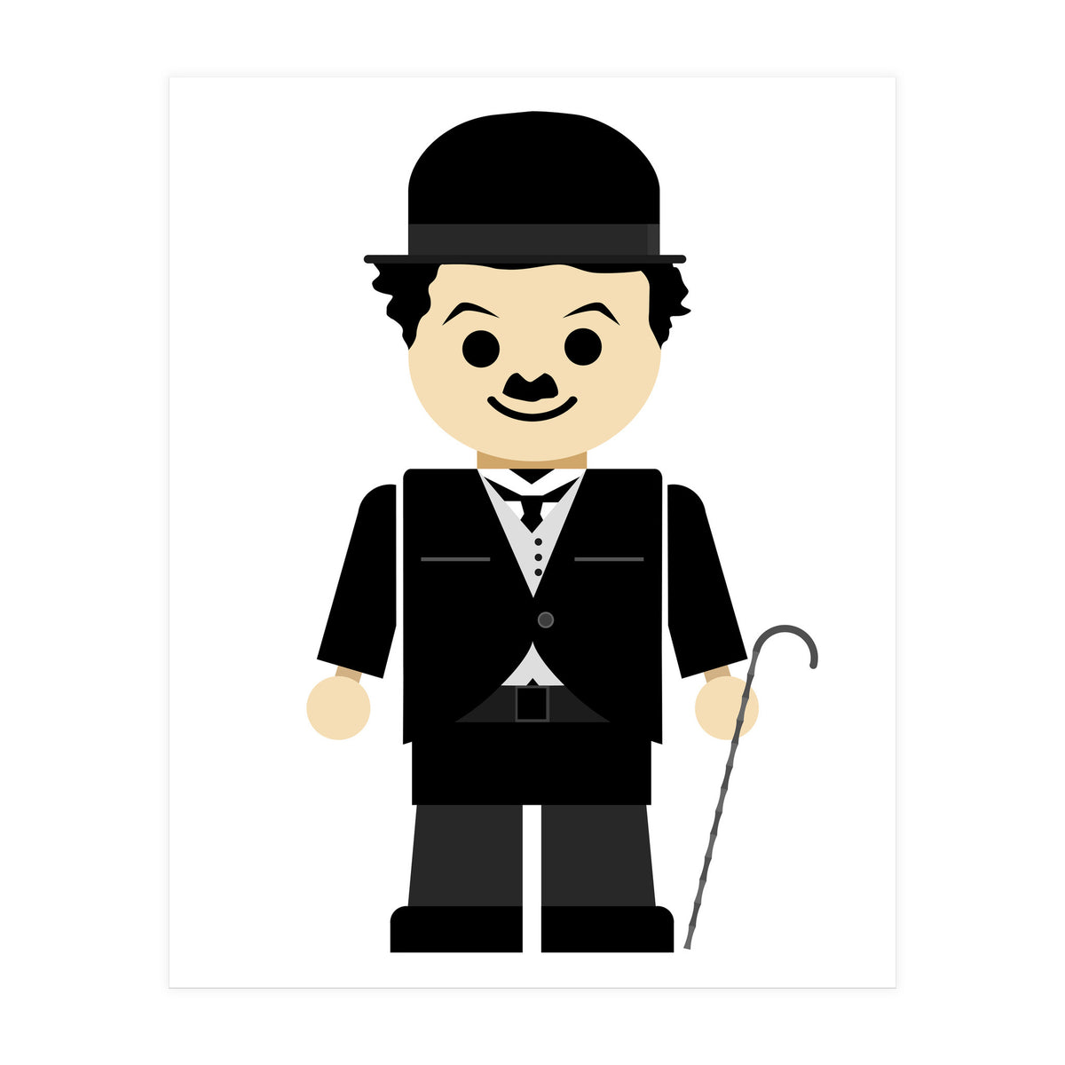 Charles Chaplin Toy (Print Only)