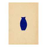 Ultramarine minimalist vase (Print Only) thumbnail