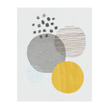 Abstract Mustard And Grey (Print Only) thumbnail