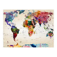 Map Of The World 2 (Print Only)