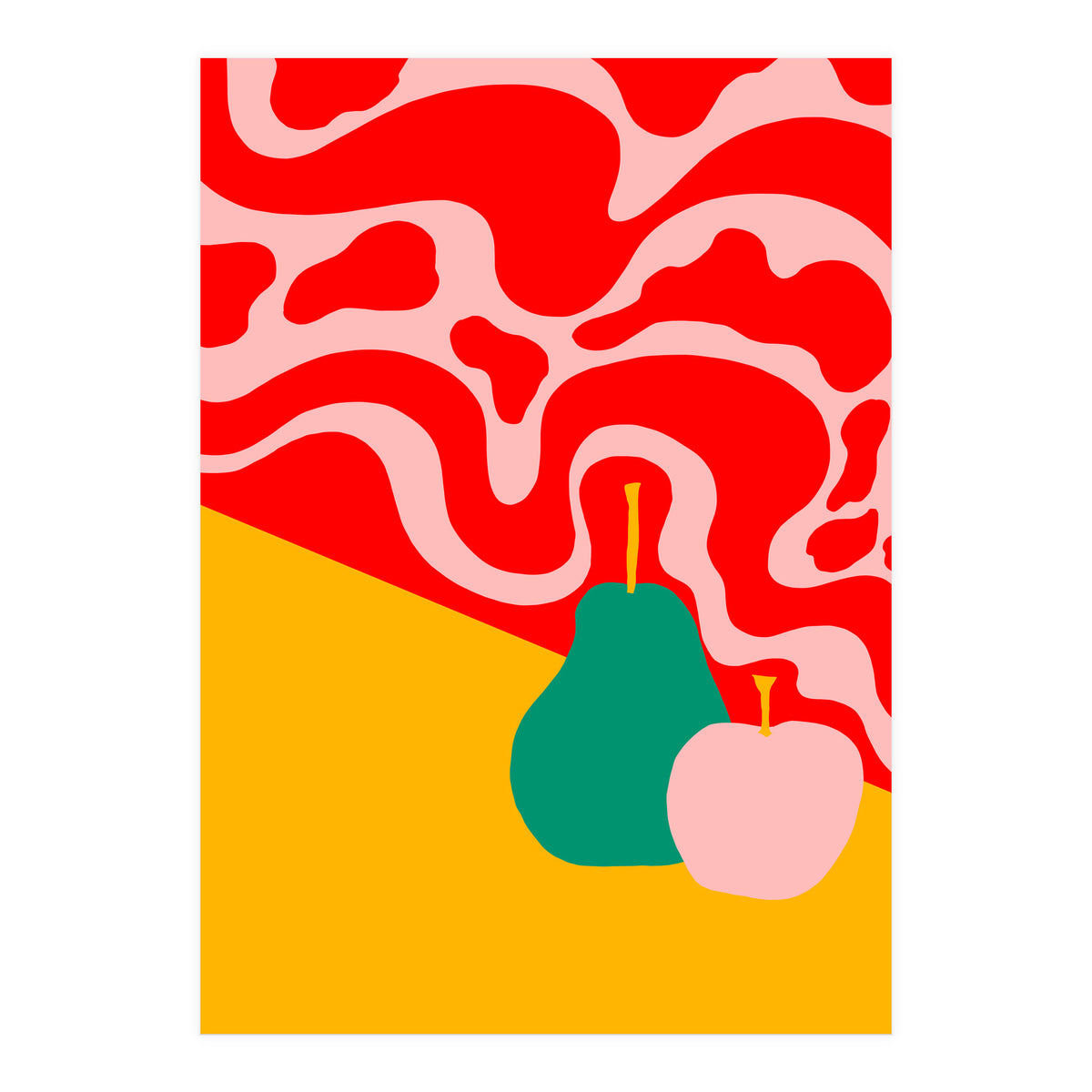 apple and pear (Print Only)