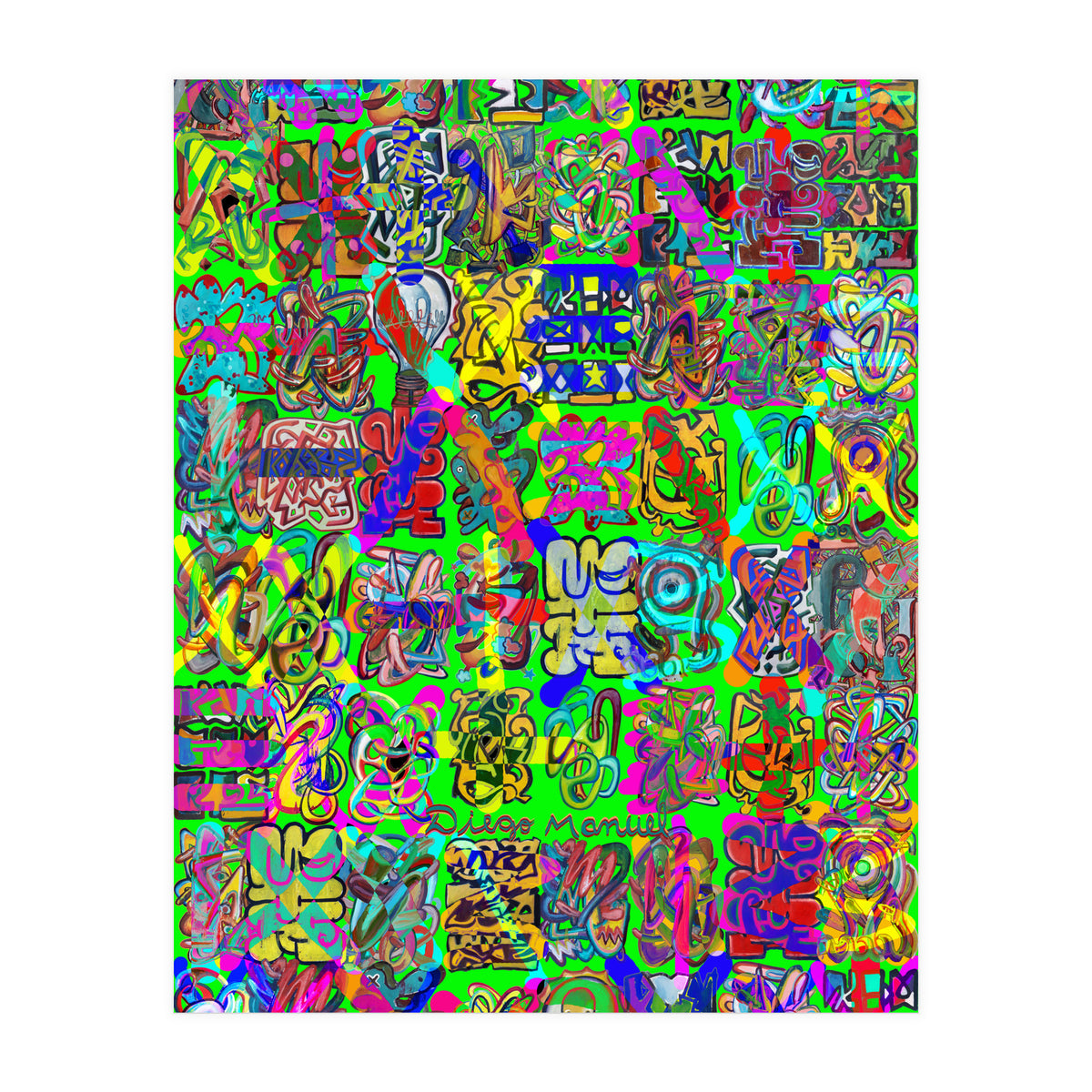 Graffitis 2021 Tapiz 107 (Print Only)