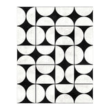 Mid-Century Modern Pattern No.2 - Black and White Concrete (Print Only) thumbnail