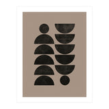 Mid-Century Modern No.30 - Woodblock Print (Print Only) thumbnail