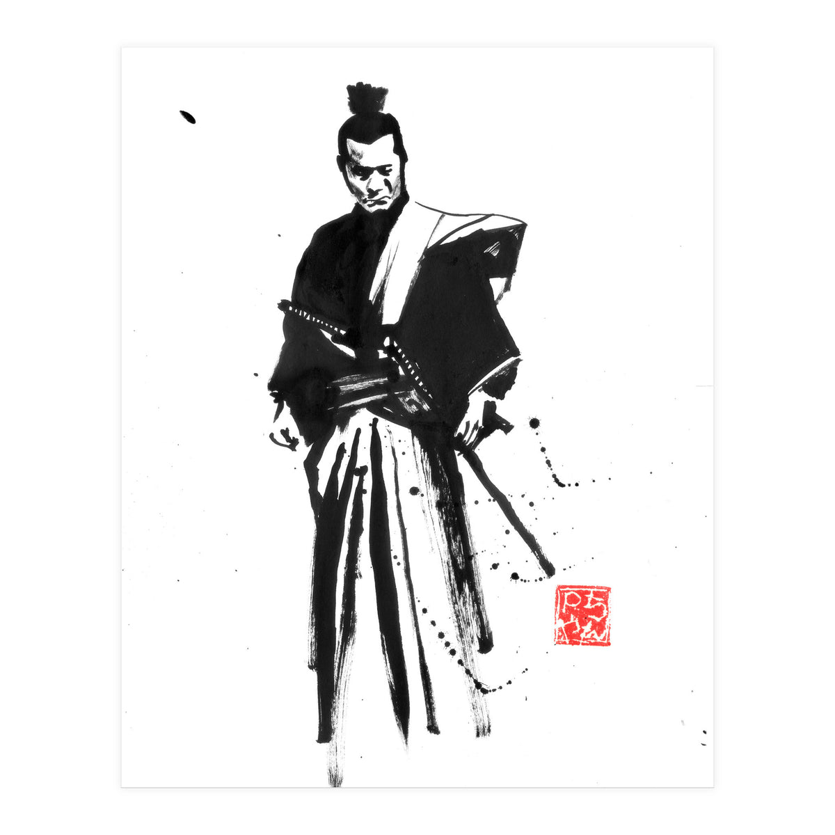 Samurai toshiro mifune (Print Only)
