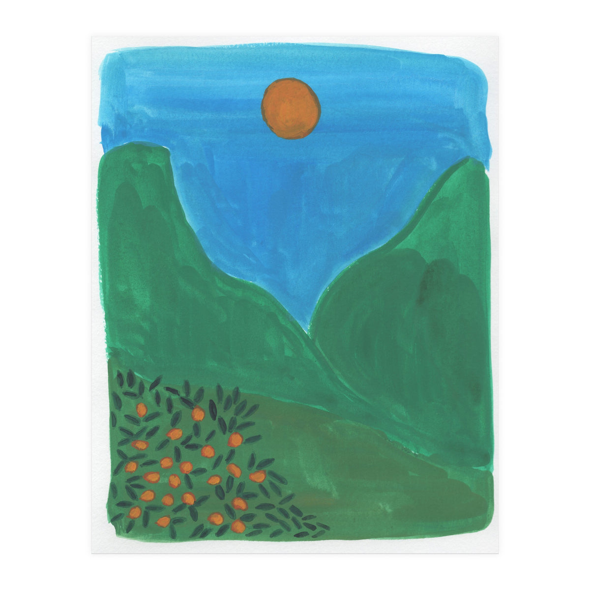 Oranges Field (Print Only)