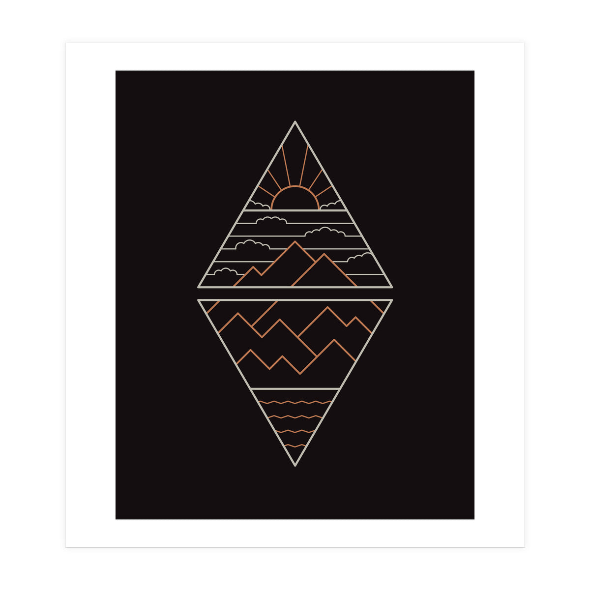 Earth, Air, Fire & Water (Print Only)