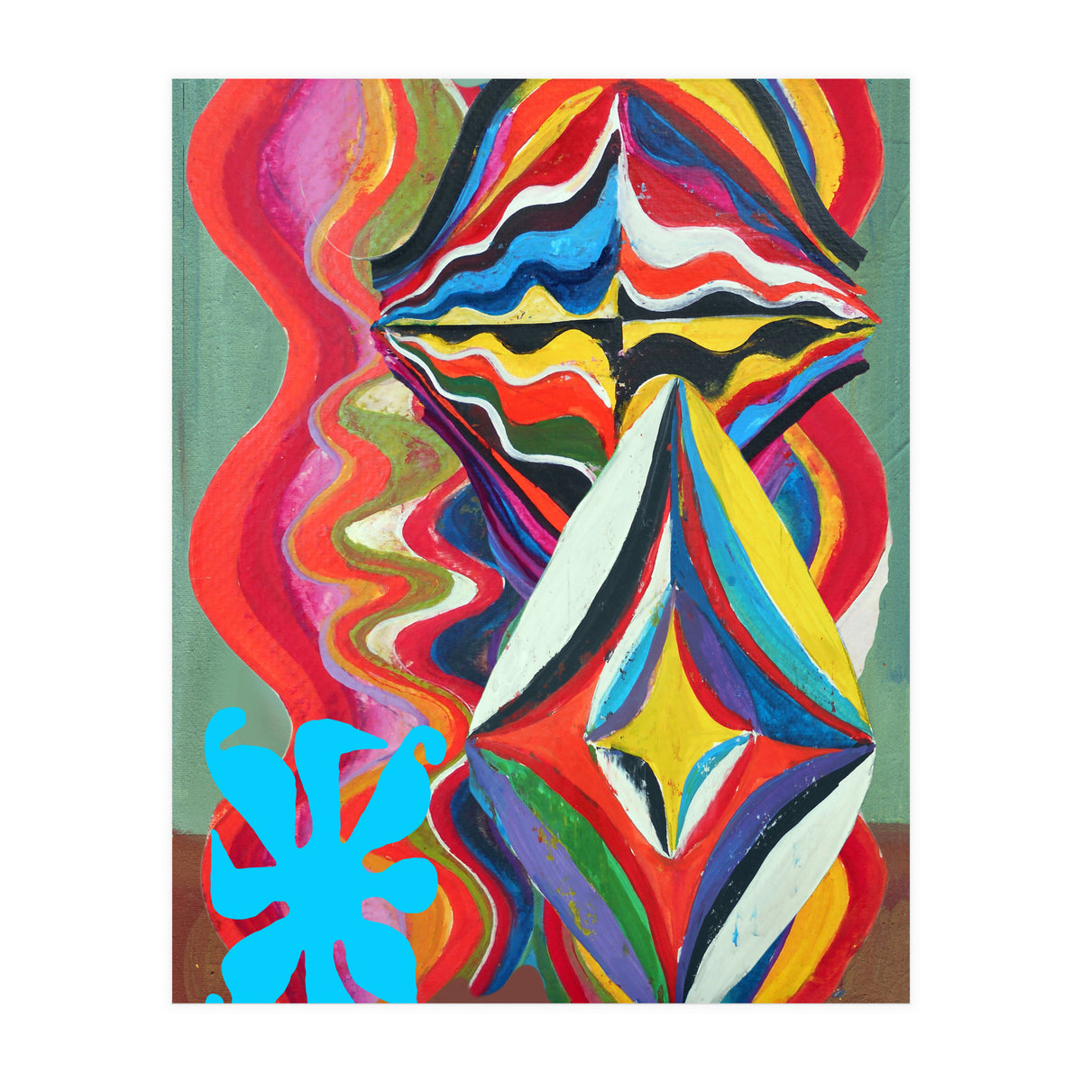 Pop Abstract Asimetrico A10 (Print Only)