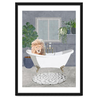 Leo Lion takes a bath