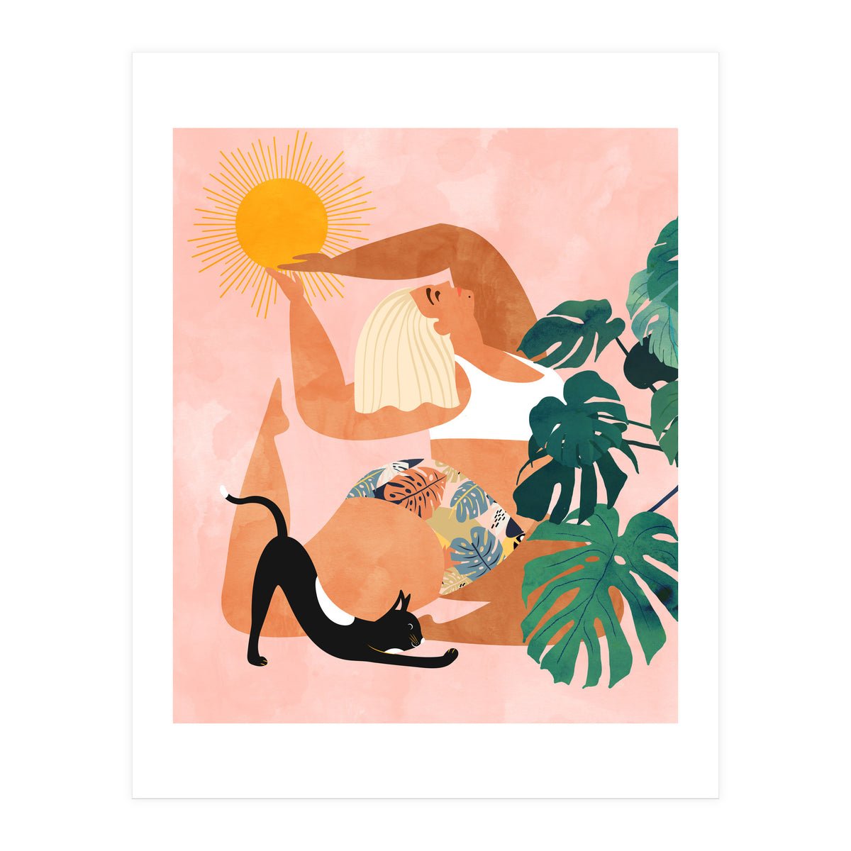 Tropical Yoga (Print Only)