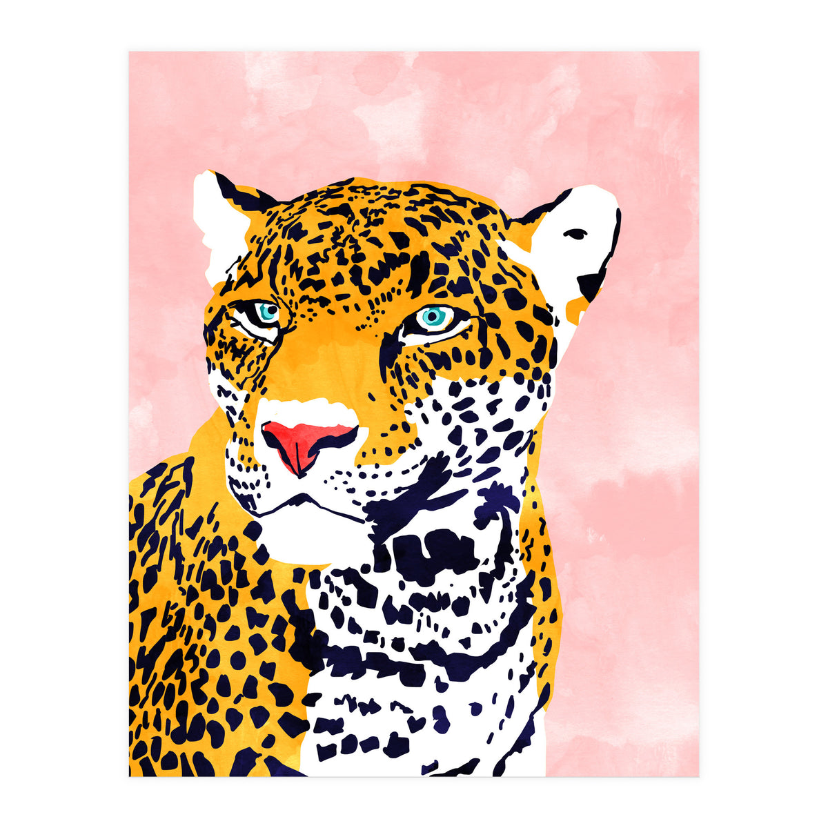 The Leopard Portrait (Print Only)