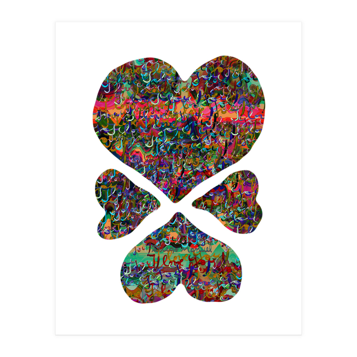 4 Corazones 3  (Print Only)