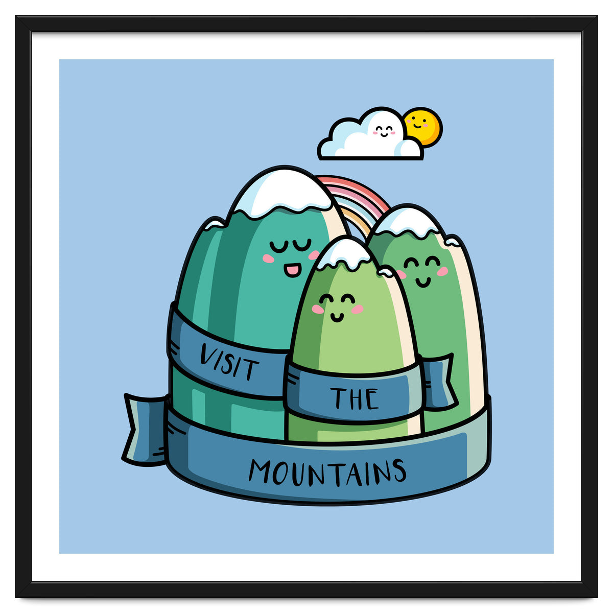 Kawaii Cute Visit the mountains