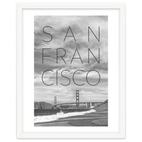 Golden Gate Bridge & Baker Beach | Text & Skyline