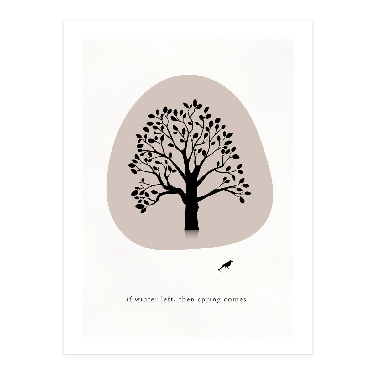Natural tree - minimal art (Print Only)
