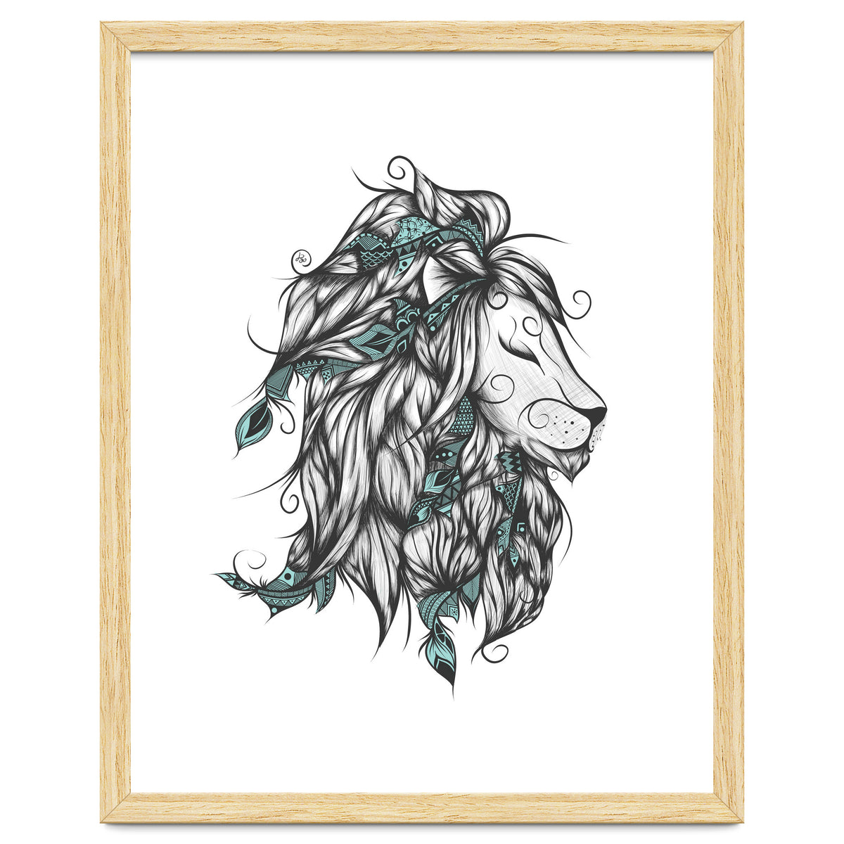Poetic Lion Turquoise