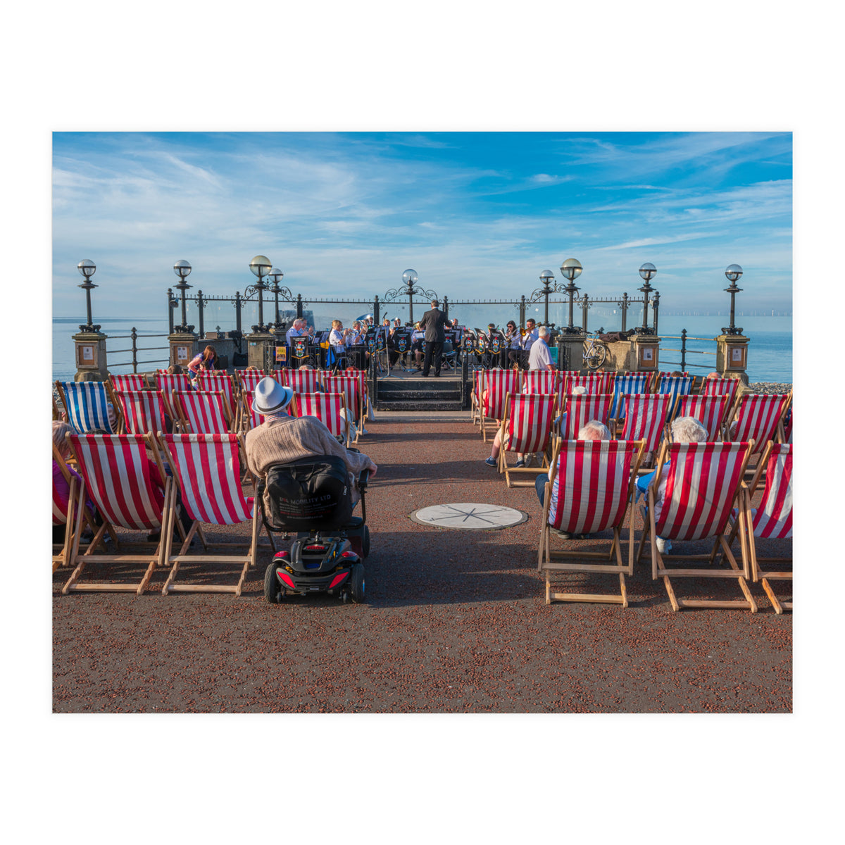Llandudno Band Stand on a summers evening (Print Only)