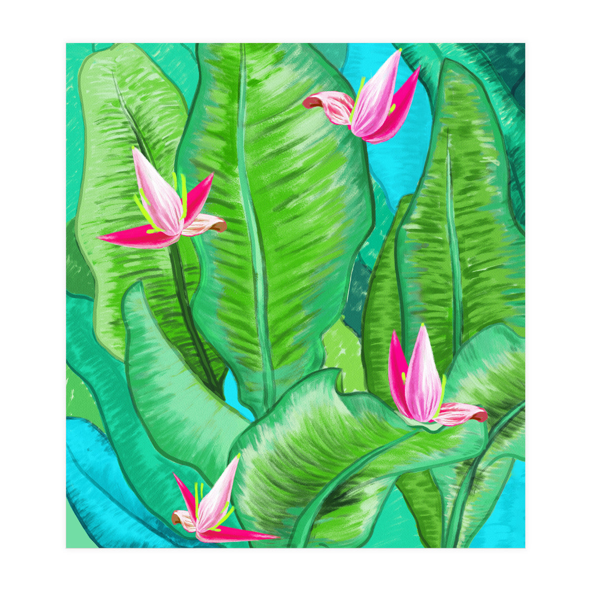 Banana Floral (Print Only)