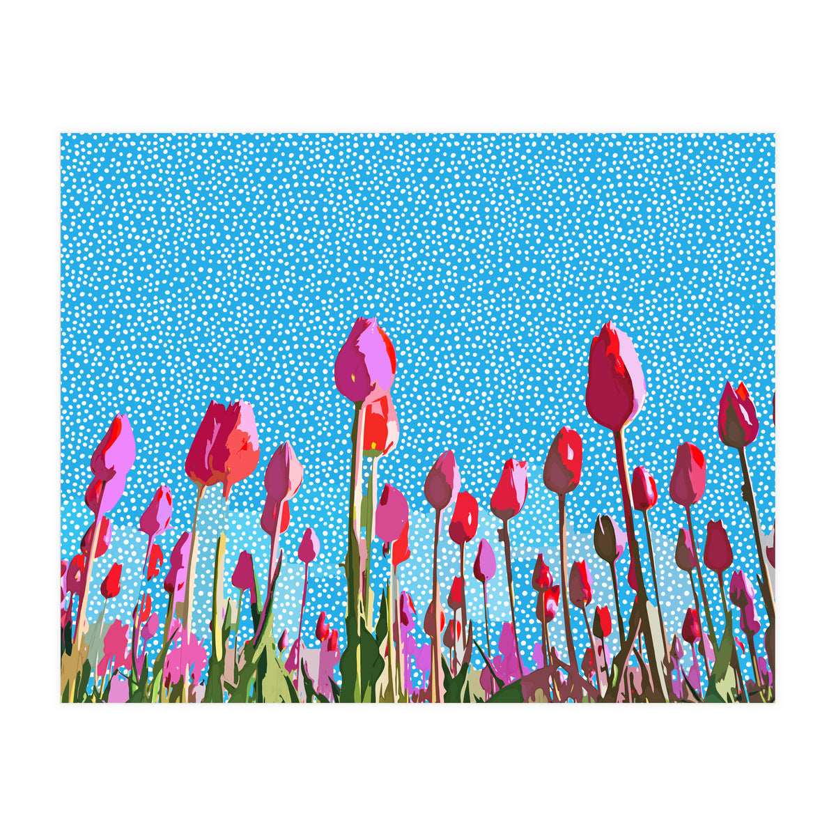 Tiptoe through the tulips with me (Print Only)