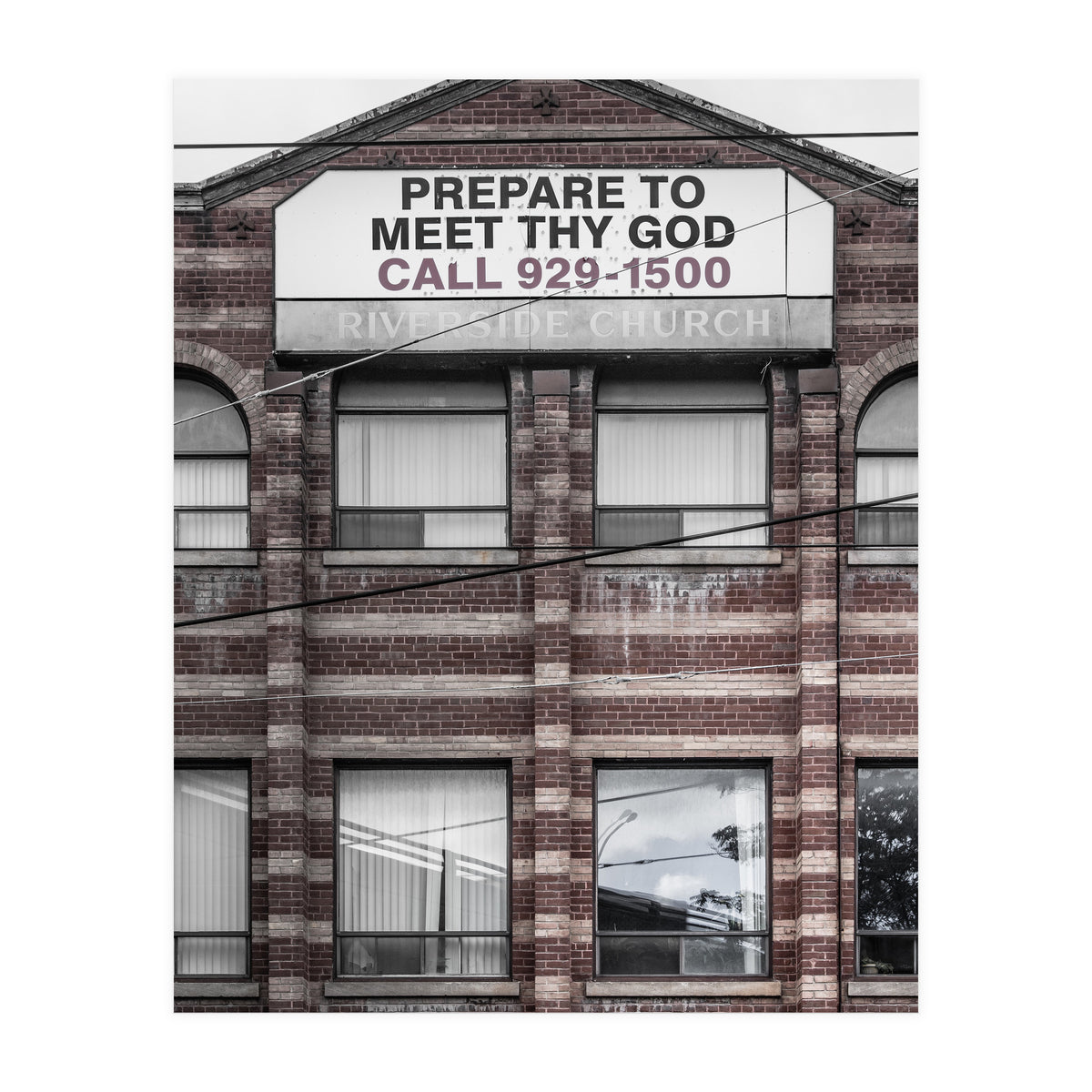 King Street East Methodist Church No 2 Color Version (Print Only)