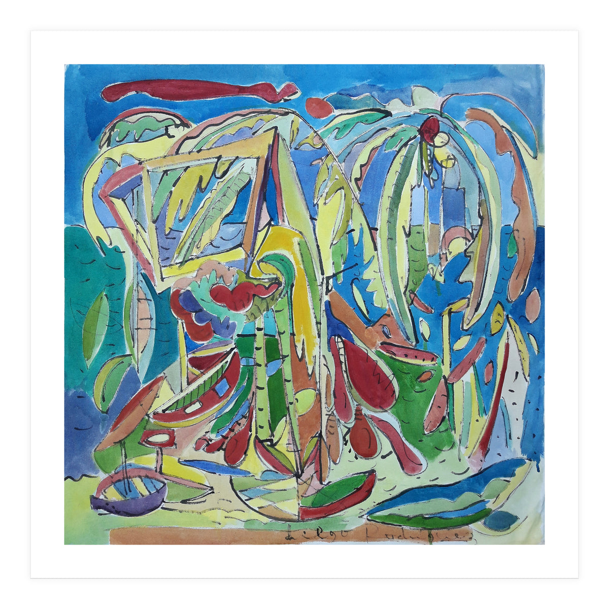 Isla Cubista (Print Only)